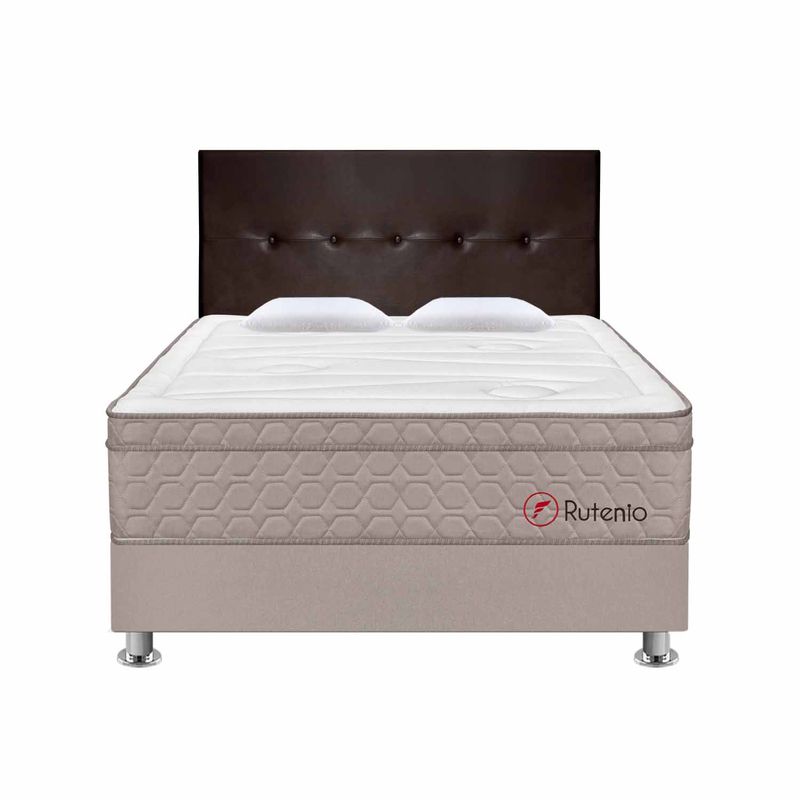 Cama-Rutenio-Marron-KING-frontal