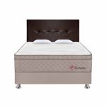 Cama-Rutenio-Marron-QUEEN-frontal