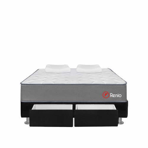 CAMA  RENIO C/ 2  CAJONES  2 PLZ