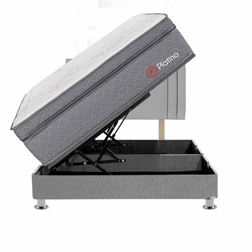 Dormitorio Pistones Platino Marrón Queen