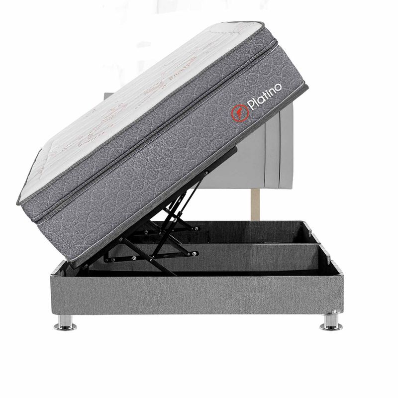 DORM PLATINO PLATA PISTONES QUEEN FRONTAL