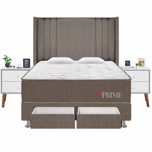 Dormitorio 2 Cajones Deluxe Prime 2 Plz