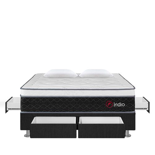 Cama Gris 4 Cajones Iridio 2 Plz  - Principal
