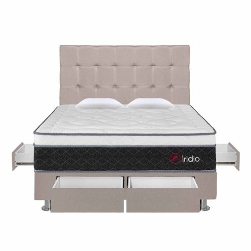 Dormitorio Iridio Gris 4 Cajones 2 Plz - Principal