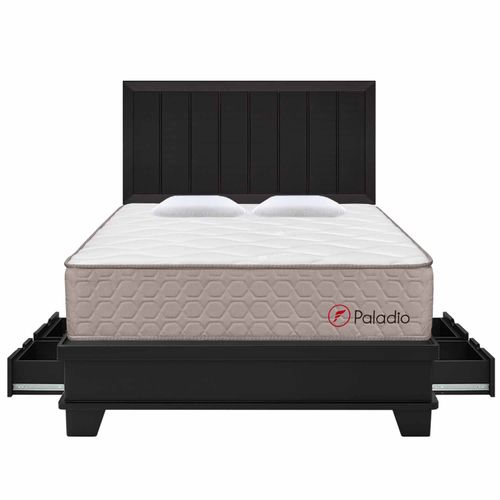 Dormitorio 4 Cajones con Sistema de Encaje Paladio Queen