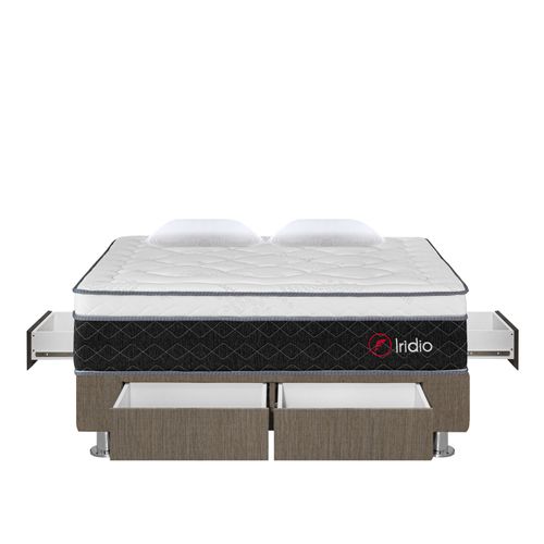 Cama 4 Cajones Iridio Queen