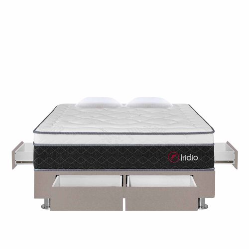 Cama 4 Cajones Iridio Queen