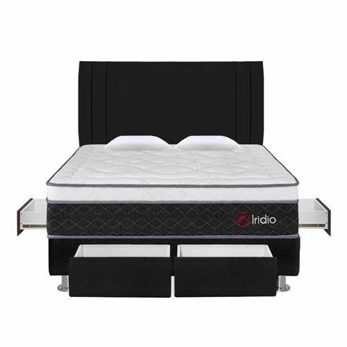 Dormitorio 4 Cajones Iridio 2 Plz