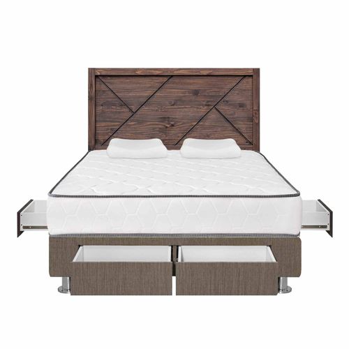 Dormitorio 4 Cajones Igneo Florencia 2 Plz