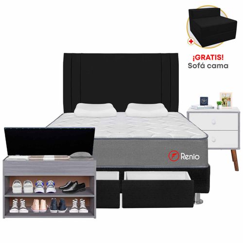 Dormitorio Renio Con Cajones + 01 Zapatera - Principal