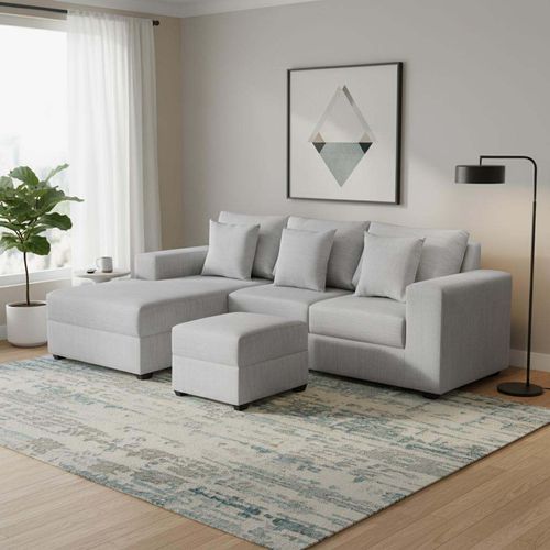 Seccional Spring Izquierdo + Puff