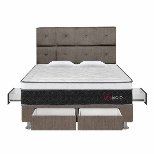Dormitorio Iridio 4 Cajones 2 Plz