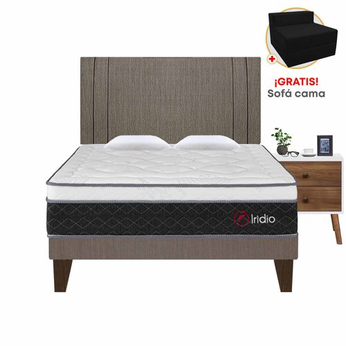Dormitorio Euro Iridio Queen + 01 Vel Veni