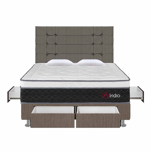 Dormitorio 4 Cajones Iridio Queen  - Principal
